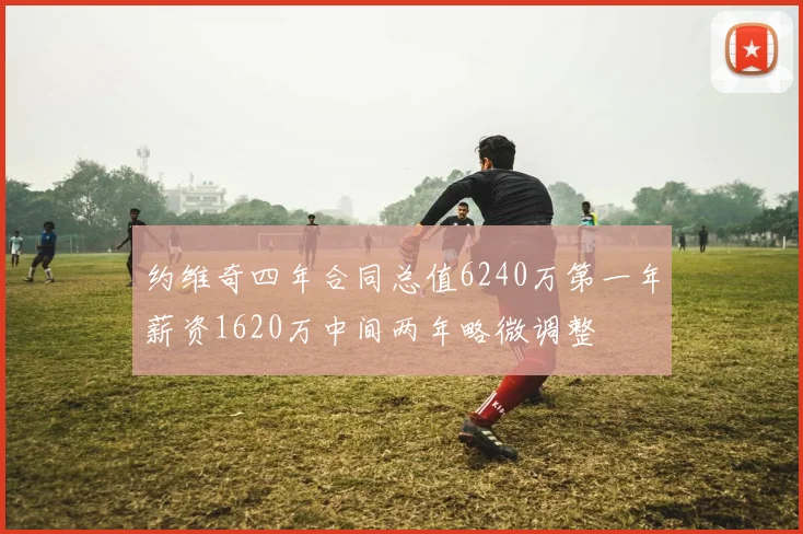 约维奇四年合同总值6240万第一年薪资1620万中间两年略微调整
